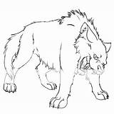 Wolf Furry Head Coloring Pages Template sketch template