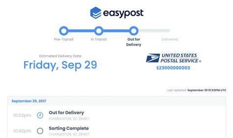 track packages  easypost easypost