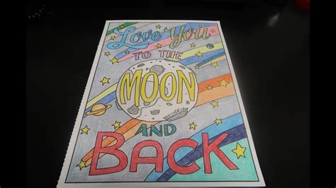 coloring love    moon   youtube
