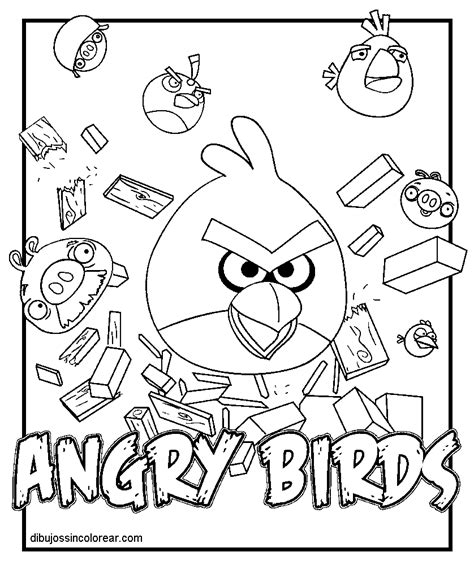 la web angry birds colorear dibujos de angry birds