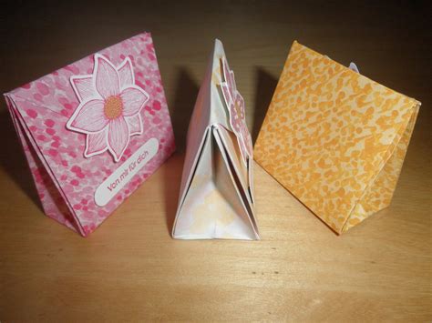 origami tasche ohne kleben kunterbunte papiertraeume