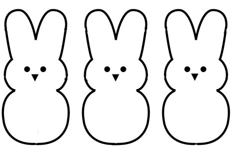 traceable easter bunny clipart