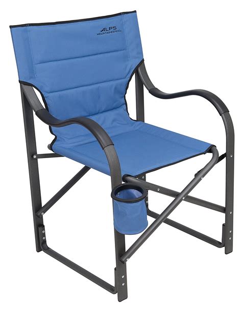 folded camping chair  strong   luxury reclining camp