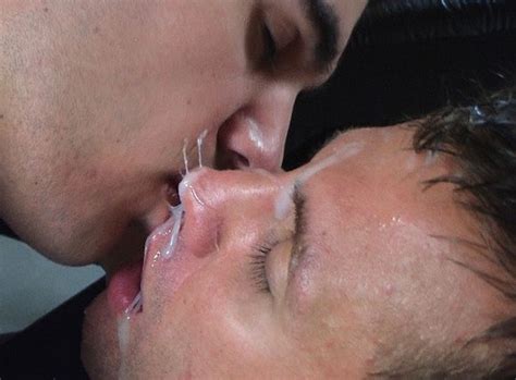 Gay Porn Cum 32599 Dean Coxx And Duke Cum Kiss