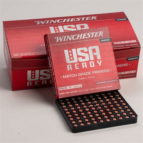 winchester usa ready small rifle match primers