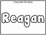 Reagan Tracing Handw Kdg sketch template