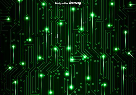 green circuit board vector background   vector art stock graphics images
