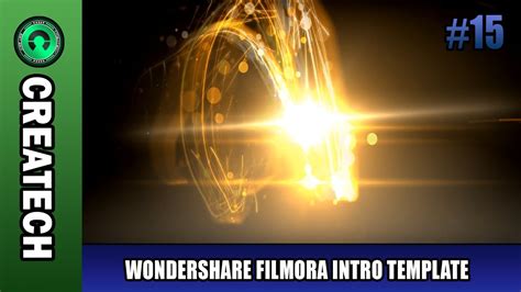 wondershare filmora intro template  logo reveal intro
