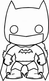 Coloring Pages Funko Pop Batman Figure Kids Chibi Superhero Cartoon Avengers Printable Sheets Cute Superman Choose Board Wecoloringpage sketch template