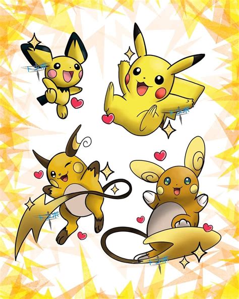 pikachu evolution wallpapers wallpaper cave