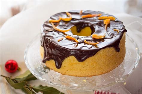 chiffon cake arancia e cioccolato ricetta ed ingredienti