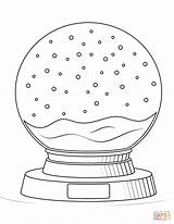 Coloring Snow Globe Pages Dolls Printable Supercoloring Toys Misc Categories Drawing sketch template