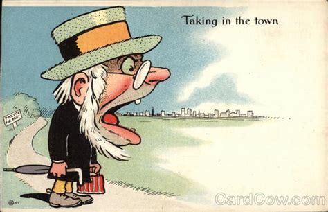 comic taking in the town antique postcard vintage post card ebay