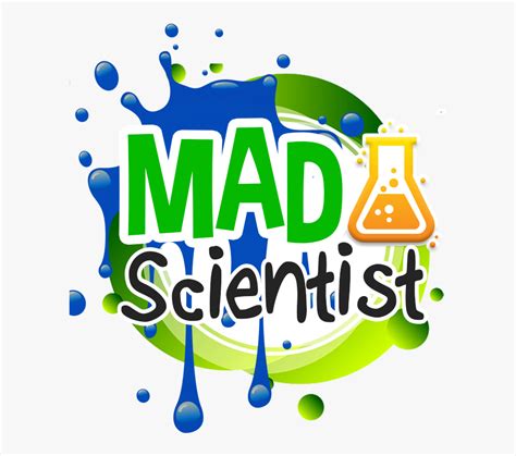 mad scientist logo kid mad scientist logo  transparent clipart clipartkey