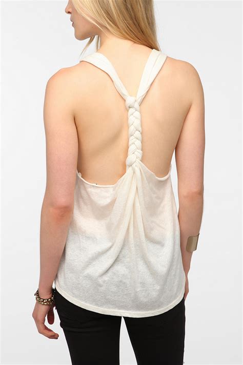 daydreamer la braided  tank top urban outfitters