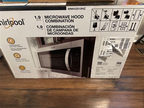whirlpool wmhhz  cu   range steam microwave  sensor cooking ebay