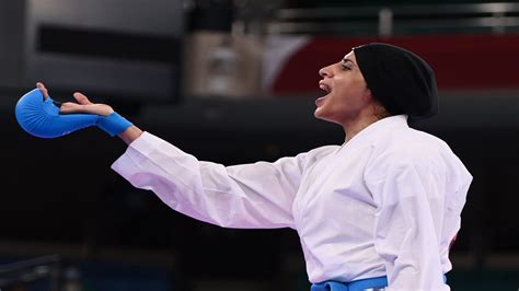 Olympics Karate Egypts Abdelaziz Wins Gold Medal In 61kg Kumite