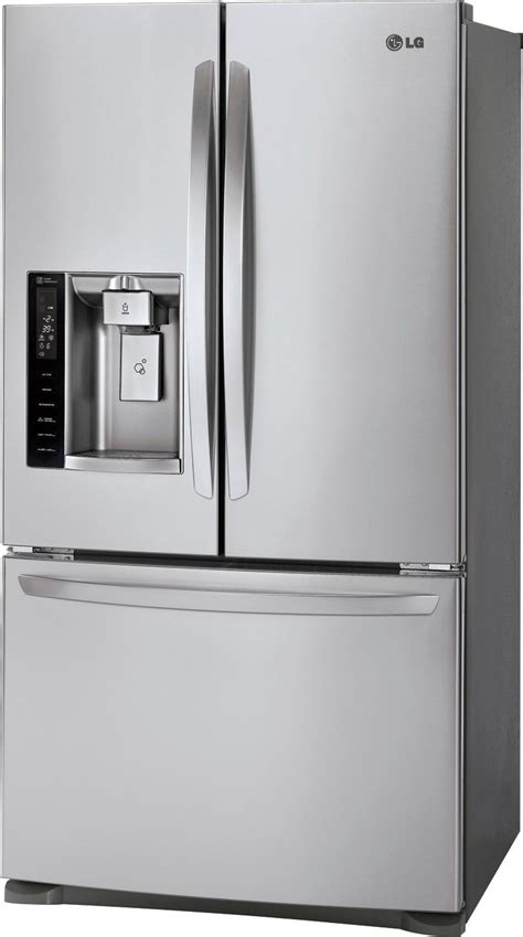best buy lg 27 6 cu ft french door refrigerator with thru the door