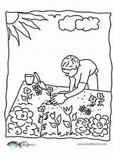 Garden Coloring Pages Vegetable Preschool Colouring Gardening Planting Color Printable Kids Getdrawings Getcolorings Library Clipart Sheets Colorings sketch template