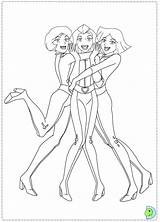 Dinokids Totally Spies Coloring Close Pages sketch template