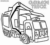 Coloring Truck Garbage Pages Comments sketch template