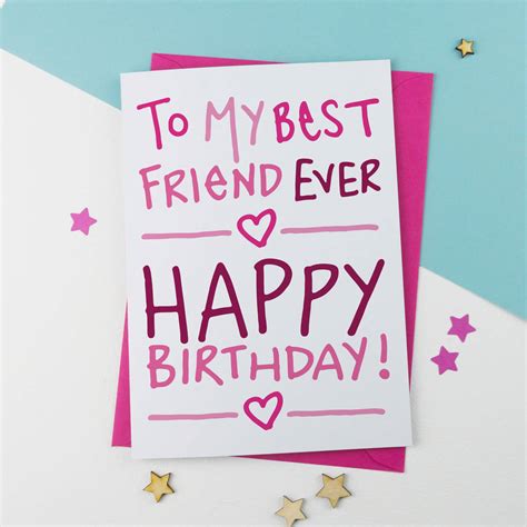 Best Friend Birthday Cards Printable Printable World Holiday