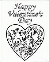 Coloring Valentine Teen Pages Popular sketch template