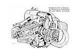 Zundapp K600 Engine 1940s Motorcycles C1940 Diagram sketch template