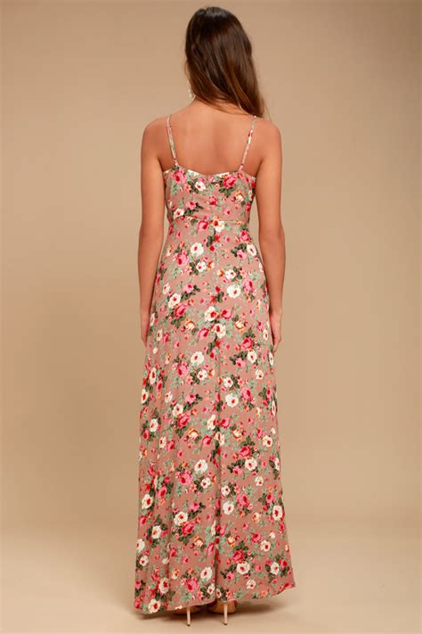 stunning blush dress print maxi dress floral sundress