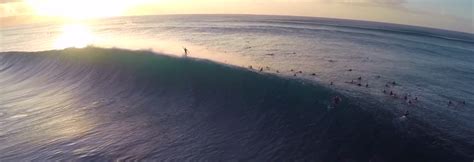 surfing video shot   drone   gopro  banzai pipeline  blow