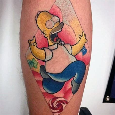50 Tatuagens De Homer Simpson O Que Simbolizam