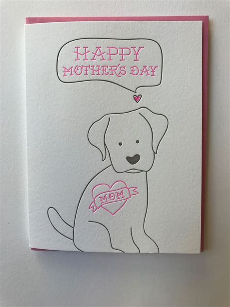 mothers day card   dog mom card mom cards dog mom gifts dog