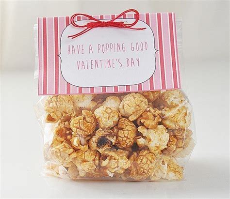 printable popcorn labels  valentines day popcorn labels candy