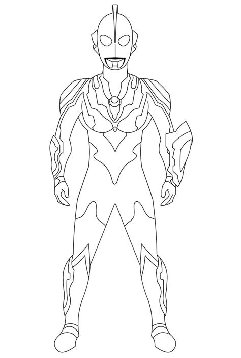 amazing ultraman coloring page  printable coloring pages  kids