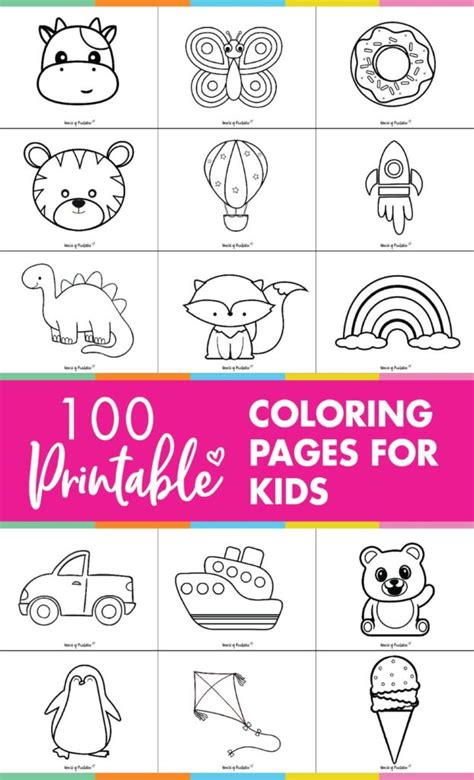 coloring pages  toddlers  print