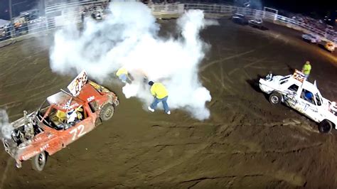 demolition derby drone footage    drive
