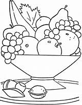 Fruit Coloring Basket Pages Bowl Drawing Step Kids Printable Color Getcolorings Table Colouring Fresh Draw Colorin Getdrawings Visit Food Paintingvalley sketch template