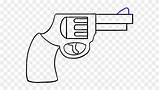 Revolver Draw Cartoon Gun Drawing Easy Pinclipart Clipart sketch template