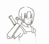 Itachi Anbu sketch template