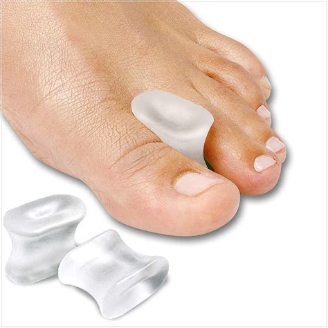 gel toe spacers  bunion relief footworks   plantar