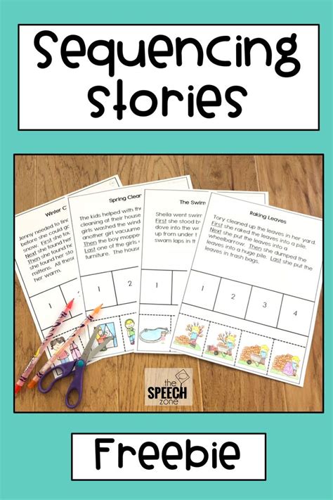 sequencing stories sequencing activities kindergarten school