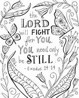 Exodus Coloring Bible Verse 14 Pages Printable Colouring Adult Sheets Lord Verses Doodle Canvasondemand Inspirational Scripture sketch template