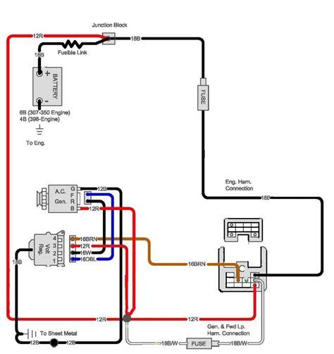 wiring diagram   wire gm alternator
