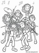 Coloring Pages Groovy Girl Girls Music Kids Coloriage Staff Band Hot Colorier Dessin Kinra Colouring Musique Musical Printable Book Fun sketch template