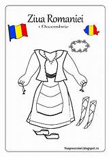 Colorat Decembrie Fise Planse Nationale Copii Si Costum Lucru Fisa Gradinita Populare sketch template