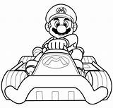 Mario Kart Coloring Super Pages Ausmalbilder Choose Board Vorlage sketch template