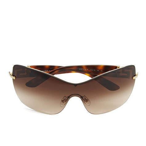 versace oversized women s sunglasses gold free uk delivery over £50