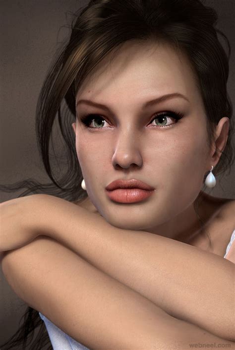 50 Beautiful 3d Girls And Cg Girl Models From Top 3d Designers