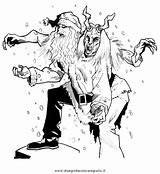 Krampus Coloring Pages Template sketch template