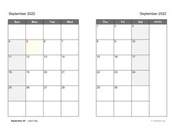basic calendar  september  wikidatesorg
